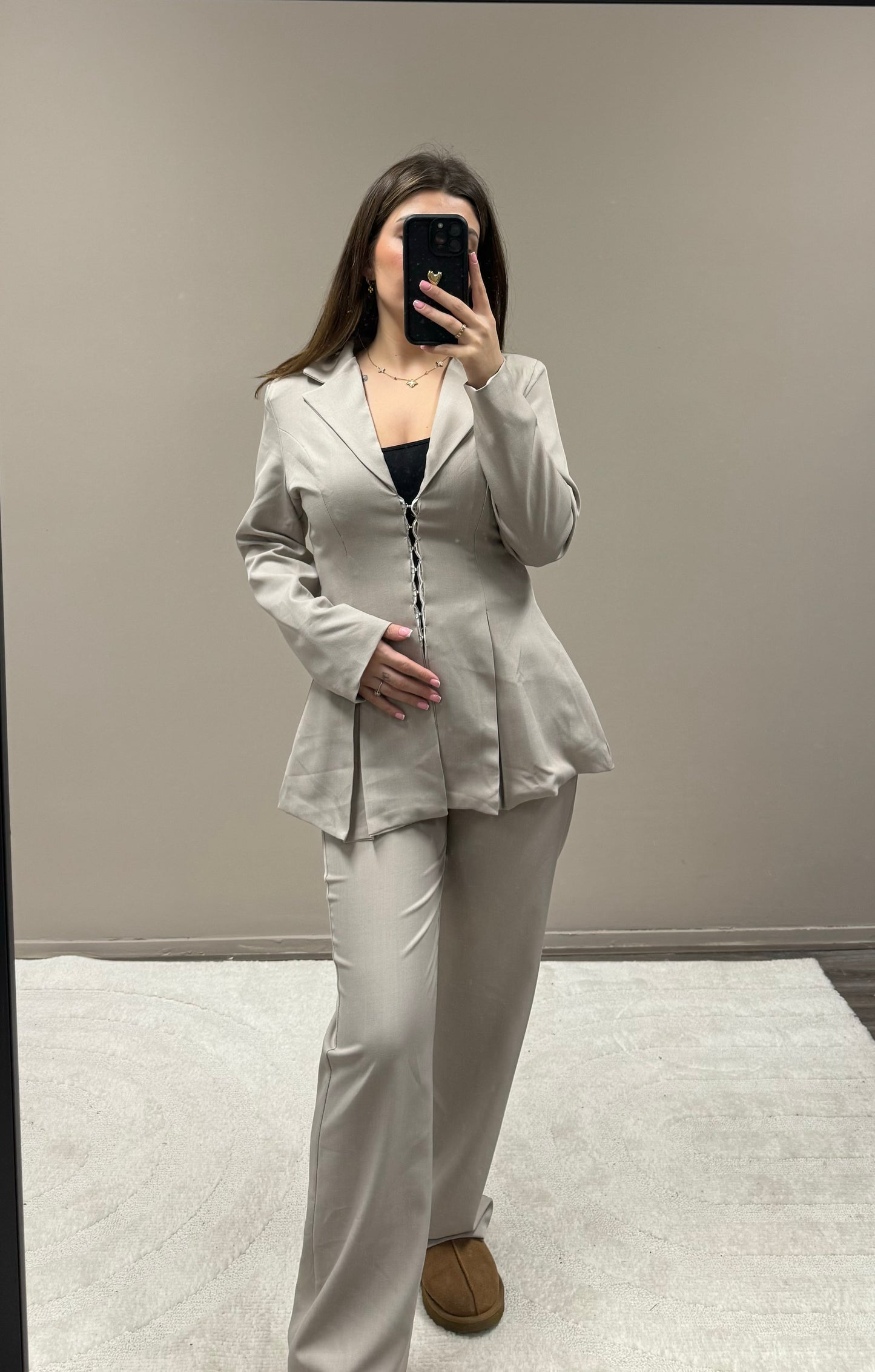 YEARA SET TAUPE